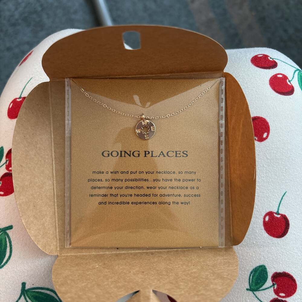 18" Going Places Necklace/Pendant New in Packaging. HL1